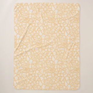 Random Leaf Mosaic Pale Orange Sherpadecke