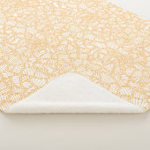 Random Leaf Mosaic Pale Orange Sherpadecke (3/4)