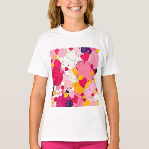 "Random Liebe Thoughts" - Farbenfrohe Abstrakte T-Shirt