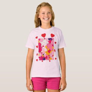 "Random Liebe Thoughts" - Farbenfrohe Abstrakte T-Shirt