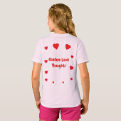 "Random Liebe Thoughts" - Farbenfrohe Abstrakte T-Shirt (Schwarz voll)