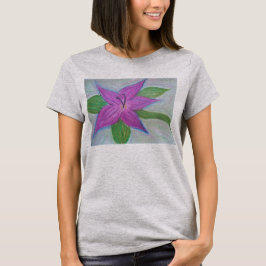 Random Lila Blume von Sky Boivin T-Shirt