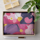 "Random Love Thoughts" - Colourful Abstract Seidenpapier (Geschenk)