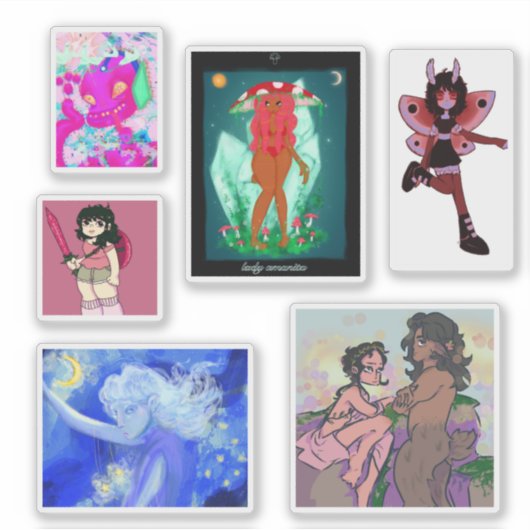 Random MultiPack Stickers Aufkleber (Vorderseite)