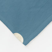 Random Niedlich Kawaii Skull Dots blass blau Fleecedecke (Ecke)