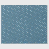 Random Niedlich Kawaii Skull Dots blass blau Geschenkpapier (Flach)