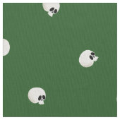 Random Niedlich Kawaii Skull Dots Green Stoff (Nahaufnahme)