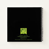 Random Scribbles Notebook 8-1/2" Sq. Notizblock (Rückseite)