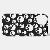Random Skulls Muster iPhone Hülle (Rückseite (Horizontal))