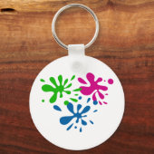 Random Splats Schlüsselanhänger (Vorderseite)