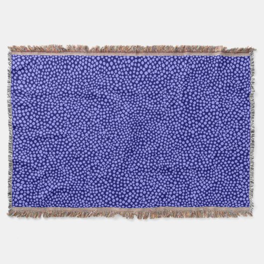 Random Spots - Pastellblau auf der Deep Navy Decke (Vorderseite)