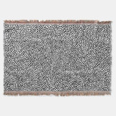 Random Spots - Schwarz auf Weiß Decke (Vorderseite)