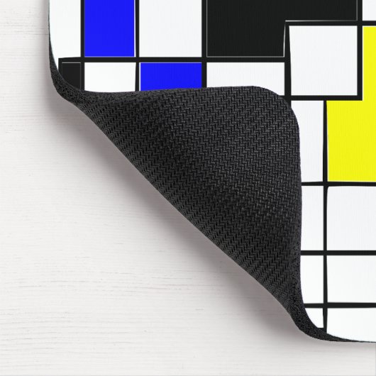 Random Squares hassen Mondrian Mousepad (Ecke)