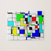 Random Squares hassen Mondrian Puzzle (Horizontal)