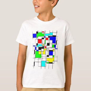 Random Squares hassen Mondrian T-Shirt