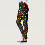 Random Stars Musterfarben Leggings (Links)