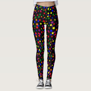 Random Stars Musterfarben Leggings