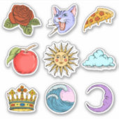 Random Stuff Aufkleber (Vorderseite)