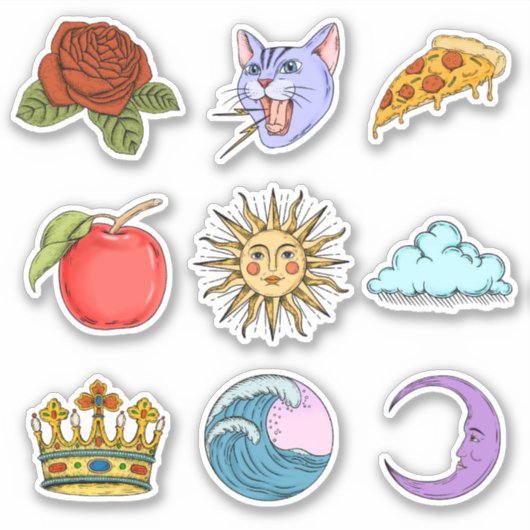 Random Stuff Aufkleber (Vorderseite)