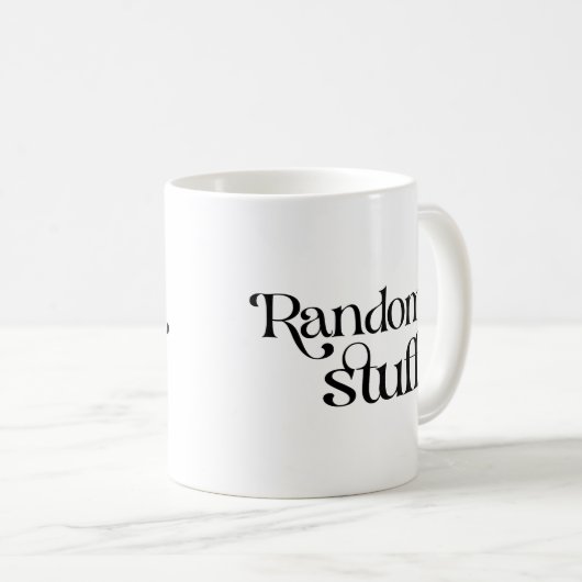 Random Stuff Funny Kaffeetasse (VorderseiteRechts)