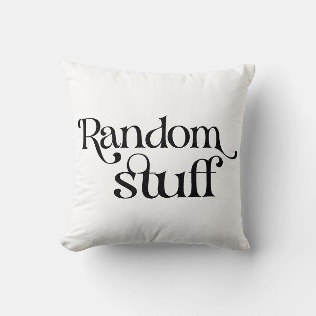 Random Stuff Funny Kissen (Vorderseite)