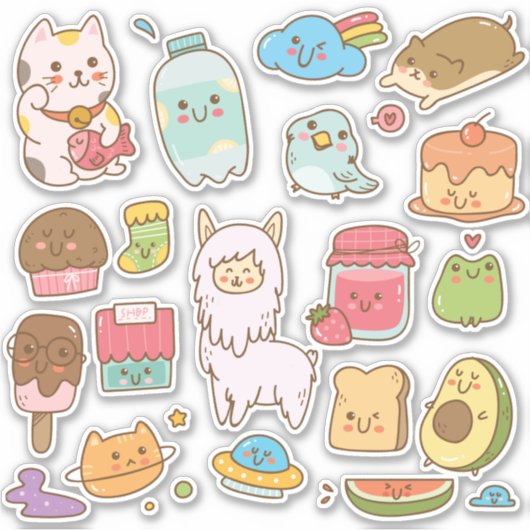 Random Stuff Sticker (Vorderseite)