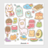 Random Stuff Sticker (Blatt)