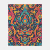 Random Surreal Dream Fleecedecke (Vorderseite)