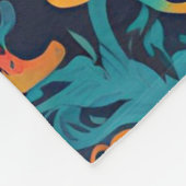 Random Surreal Dream Fleecedecke (Ecke)