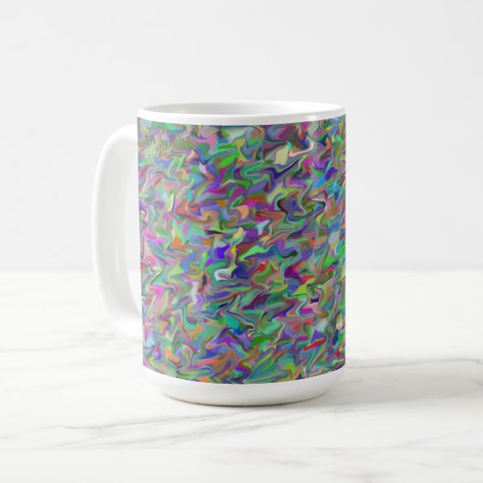 Random Swirl 15oz Tasse (Vorderseite Links)