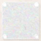 Random Swirl Glass Untersetzer (Rückseite)