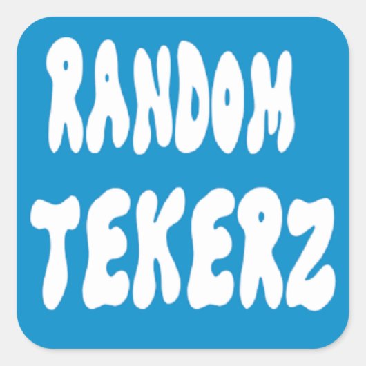 Random Tekerz Square Sticker (Vorderseite)