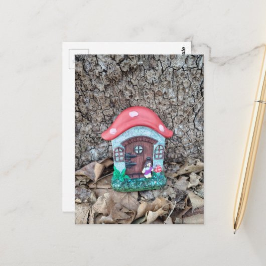 Random Things Found in the Woods Postkarte (Vorderseite/Rückseite Beispiel)