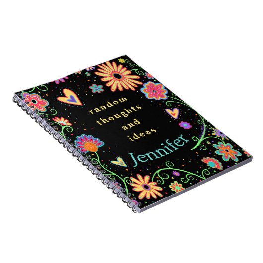 Random Thought and Ideals Personalisiert Notizblock (Rechte Seite)