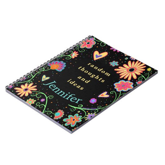 Random Thought and Ideals Personalisiert Notizblock (Linke Seite)