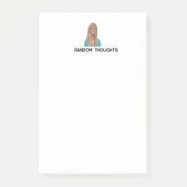 Random Thoughts Postit Notes Post-it Klebezettel