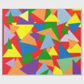 Random Triangle Geschenkpapier (Flach)