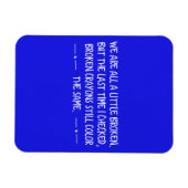 RANDOM ÜBERBLIEB CHEERFUL CHEEERFALL-UP ENCOURAGE  MAGNET (Horizontal)