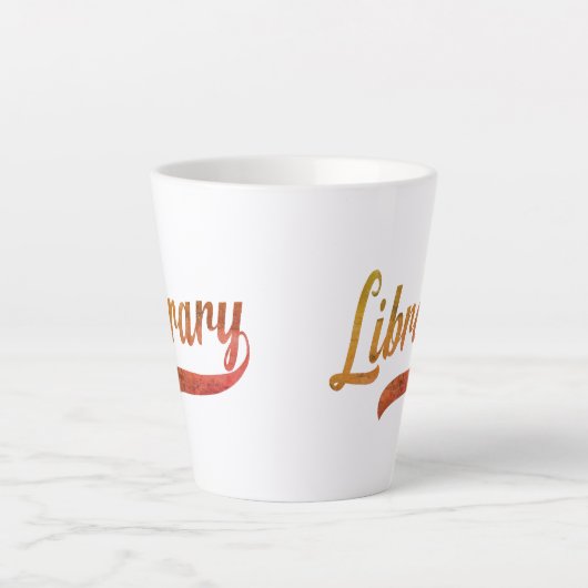 Random Varsity - Bibliothek Milchtasse (Vorderseite)