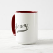 Random Varsity - Bibliothek Tasse (Vorderseite Links)