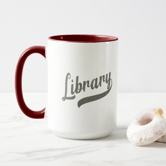 Random Varsity - Bibliothek Tasse (Mit Donut)