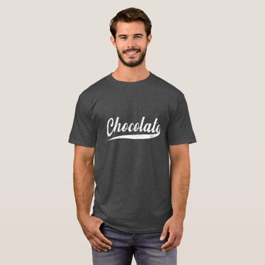 Random Varsity - Schokolade T-Shirt (Vorne ganz)