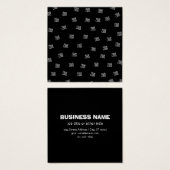 Randomisiertes Design, Geschäftslogo oder Bild (Vorne & Hinten)