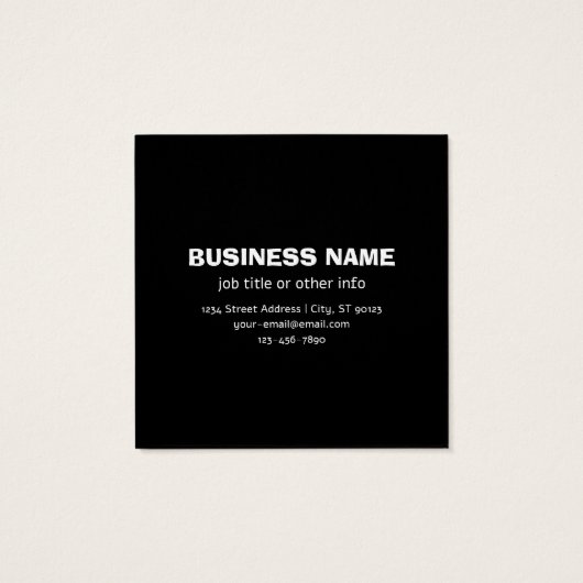 Randomisiertes Design, Geschäftslogo oder Bild (Rückseite)