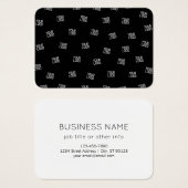 Randomisiertes Design, Geschäftslogo oder Bild (Vorne & Hinten)