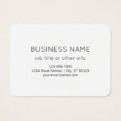 Randomisiertes Design, Geschäftslogo oder Bild (Rückseite)