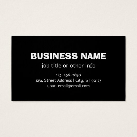 Randomisiertes Design, Geschäftslogo oder Bild (Rückseite)