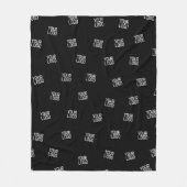 Randomisiertes Design, Geschäftslogo oder Bild Fleecedecke (Vorderseite)