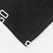 Randomisiertes Design, Geschäftslogo oder Bild Fleecedecke (Ecke)