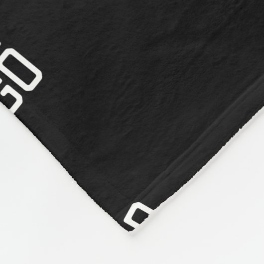 Randomisiertes Design, Geschäftslogo oder Bild Fleecedecke (Ecke)